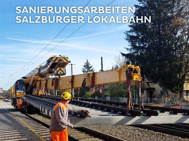 Sanierungsarbeiten Lokalbahn